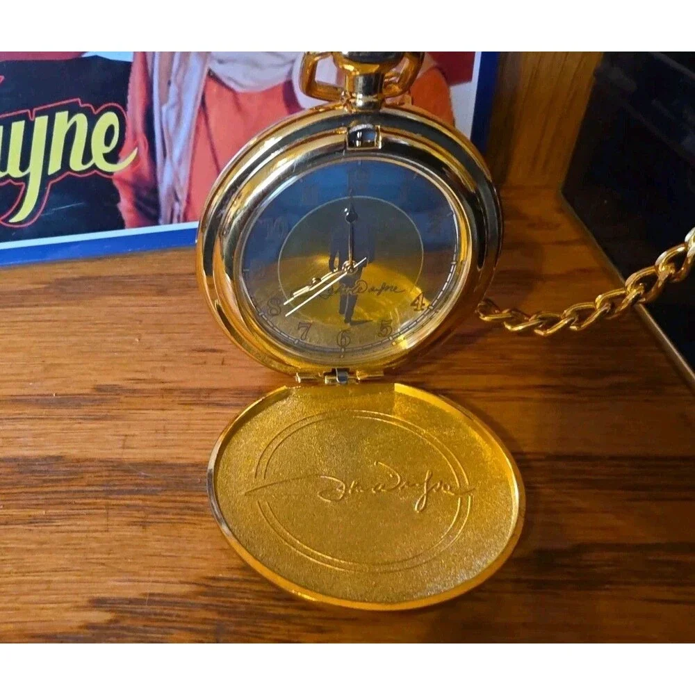John Wayne Collectible Pocket Watch set